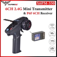 DUMBORC X6PM-350 6CH 2.4G RC Mini Transmitter Remote Control With P6F 6CH Receiver Transmitter and R