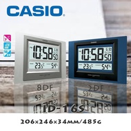 Casio Digital Wall Clock  ID-16-2DF &amp; 8DF WITH DAY DATE TEMRATURE &amp; HUMIDITY