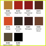 ◩ ✆ ◐ Boysen Quick Drying Enamel Paint 1/4 Liter Various Colors