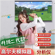 韓國phigolf2高爾夫智能傳感器揮桿分析儀室內高爾夫模擬器可投屏