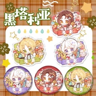 Anime Manga Keychain Axis Powers Hetalia Anime Keychain Women Wang Yao Ivan Arthur Acrylic cute chib