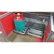 pull out gas tray tempat letak tong gas