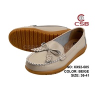 CSB Cowhide Shoes XX92-685 Women's Fashion Front Decorated With A Bow