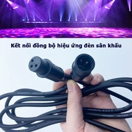 DMX DMX512 3 Pin cable connects to synchronous lighting effects specifically for stage lights