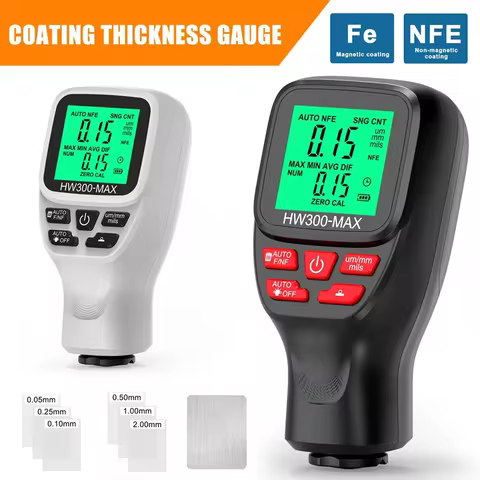 HW-300 Car Paint Film Thickness Tester 0-2000UM Coation Thickness Gauge Automotive Paint DFT Meter C