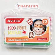 Exclusive V-TEC Face Paint Marker FPM0367B | Body Face Paint | Face Paint