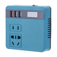 Ready & COD Inverter 21v ke 220V 100W - 3 USB Baterai Makita soket konverter daya multifungsi Pengis