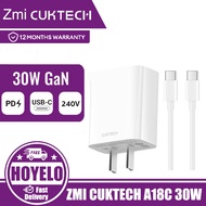 ZIM CUKTACH A18C 30W MAX Type-C Charger GaN Fast Charger Head PD Universal Type-C Charger