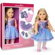 American Girl, Truly Me #125 Doll & Dance All DAY Set, with Hazel Eyes, Curly Blonde Hair