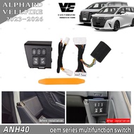 dac Alphard vellfire anh40 agh40 2023-2026 car oem series plug and play multifunction switch ambient