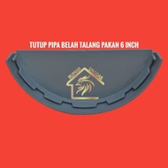 6 INCH PVC FEED GUTTER PIPE COVER DINING PIPE COVER