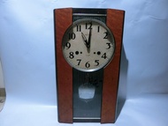 (z) 早期 古董 SEIKO 機械式發條時鐘 擺鐘 掛鐘 30日
