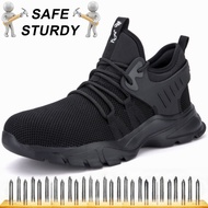 SAFE STURDY Safety Shoes Safety Boots Safty Shoes For Men Sport Jogger Safety Shoes MenS New Anti-Smashing And Puncture-Proof Lightweight Insulated Safety Shoes Steel Toe Work Safety Boots Site Protection Shoes Men Fashion Safety Shoes