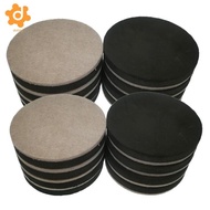 [utruiut0k] Set of 16 Reusable Felt Furniture Movers, Furniture Sliders, Hardwood Floor Furniture Mo