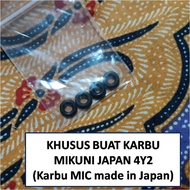 Khusus Karbu 4Y2 Mikuni JAPAN -O-Ring Baut Skep Karburator RXK RX King