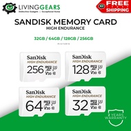 Sandisk Memory Card Micro-SD SDHC & SDXC High Endurance (32GB/64GB/128GB/256GB/512GB)