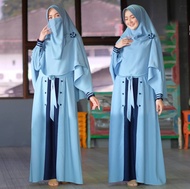 GAMIS HIJAB SYARI SET CADAR TERBARU SAHARA | FASHION MUSLIM TERLARIS