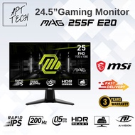 MSI MAF255F E20 24"Gaming Monitor0.5ms 200Hz rapid IPS panel FPS SIMRacing Fighting Shooting Monitor