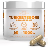 Peak Revival X - Turkesterone & Tongkat Ali, 1000mg Supplement, 500mg Ajuga Turkestanica Per Serving