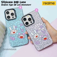 [IMC-01] Flower Motif Hardcase Case FOR REALME 10 4G REAL 11 4G REAL 12 5G REAL 5/5i/5s REAL 8 4G/8 