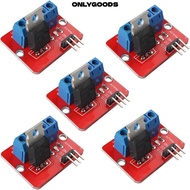 ONLYGOODS 5pcs MOSFET, red IRF520 Driver Module, irf520 mosfet Compatible for Arduino MCU ARM Arduin