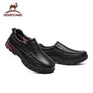 Desert Camel【Free Shipping】Danji รองเท้าทางการรองเท้าผู้ชายหนังแท้แฟชั่นคุณภาพสูงรองเท้าแตะรองเท้าโลฟเฟอร์