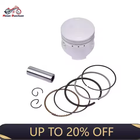 49mm 49.25mm 49.5mm 49.75mm 50mm STD ~ +100 125cc Motorbike Piston Rings Kit For Yamaha YFM125S GRIZ