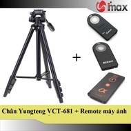 Chân máy ảnh Tripod Yunteng VCT-681 + Remote cho máy ảnh