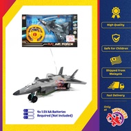 Fighter Jet Radio Remote Control 22cm Battery Operated RC Plane Toys For Boys Permainan Kawalan Jauh