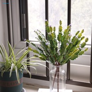 Maintenance Free Cactus Fake Decor 13 Inch Realistic Artificial Cactus with Purple Flowers – Unpotte