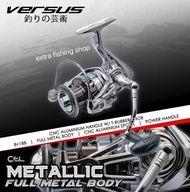 REEL VERSUS METALLIC 2000 3000 4000 6000 POWER HANDLE TERBARU SUDAH METAL BODY
