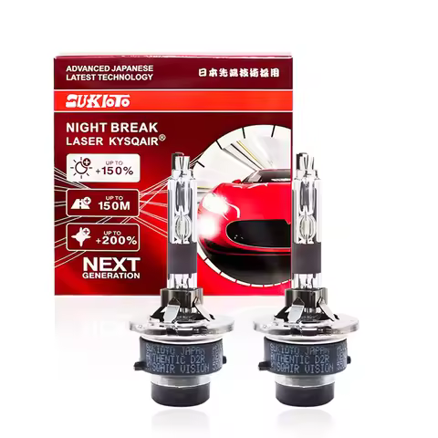 2PCS SUKIOTO GENUINE JAPAN KYSQAIR Vision D2S HID Xenon Bulb For Toyota Subaru Original Xenon D2R HI