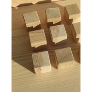 TEAK WOOD CUBE BLOCK size 7, 3, 7, 9, 7