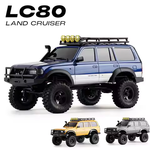 FMS LC80 FCX18 Land Cruiser RC Car 1/18 LC80 2.4Ghz 4WD Brushless RC Electric Remote Control Model C