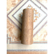 Cylindrical wood wrist roll practice -