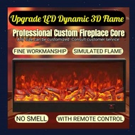 . European-style fire place electronic furnace core