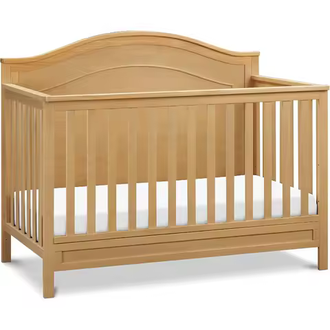 Charlie 4-in-1 Convertible Crib - GREENGUARD Gold Certified - Wooden Baby Crib Convertible to Toddle