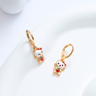 Hyl Jewelry 349E Anting Titanium Anak Anti Karat Karat Dan Luntur Tidak Selamanya Emas Bayi Muda Asl