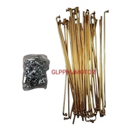 JARI JARI RUJI GOLD CROM NEKEL SET DEPAN BELAKANG GLPRO MEGAPRO MP MEGA GL PRO RING 17 ATAU 18 RING1