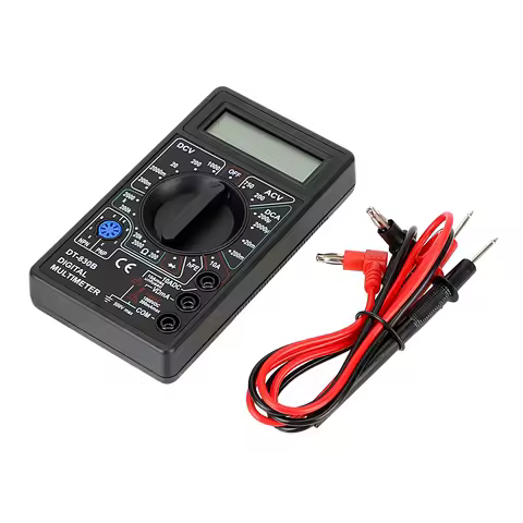 DT-830B Ohmmeter Volt Tester Electrical Instrument Multimeter Analysis Instrument LCD Auto Range Dig