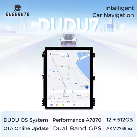 DUDUAUTO DUDU7 A7870 AKM7739 TDA7808 Android Universal 9.7-inch Car Radio Multimedia Player Wireless