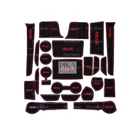 Toyota Hilux Rogue Revo 2016 - 2025 Interior Slot Mat PVC Anti Slip Mat Single Cab Hilux Accessories