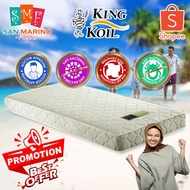 King Koil 100 Plus 6 inch Chiropractic Coil Mattress - Single Size