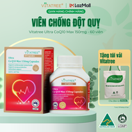 TPBVSK Ultra Co Q10 Max 150mg Capsules hộp 60 viên - Viên Uống Hỗ Trợ Chống Đột Quỵ Suy Tim Vitatree
