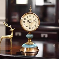 American Table Clock Living Room Retro Household Table Clock Table Clock Ornaments European Clock Cr