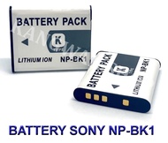 (แพ็คคู่ 2 ชิ้น) NP-BK1 / NP-FK1 / BK1 / FK1 แบตเตอรี่สำหรับกล้องโซนี่ Camera Battery For Sony DSC-S750, DSC-S780, DSC-S950, DSC-980, DSC-W180, DSC W190, MHS-PM1, MHS-PM1V, MHS-PM5, MHS-CM5 BY JAVA STORE