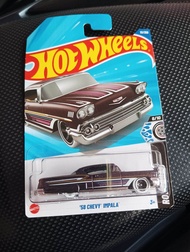 Hot wheels 58 CHEVY IMPALA Merah Marun / Burgundy