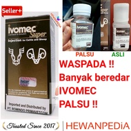 IVOMEC SUPER 50 ml ORIGINAL ROMINDO HEWANPEDIA - Obat kutu Parasit Cacing Endoparasit Ektoparasit He