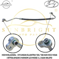 HYUNDAI ELANTRA '06 / '08 X20 HCC-VS16 ( 97701-2H100 ) HANON 1/2 HOSE ( L ) AAA-ML070