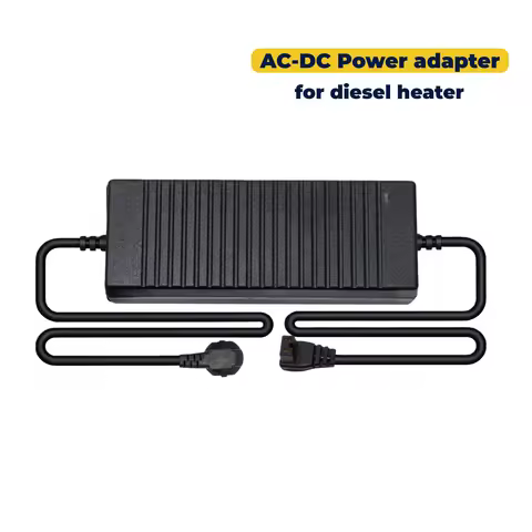 12V 12A Diesel Heater Adapter Power Cord AC110V-240V to DC Power Supply Adapter EU/UK/US PLUG